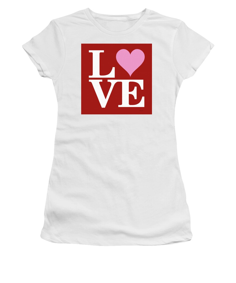 Love Women's T-Shirt featuring the digital art Love Heart Sign #58 by Gregory Murray