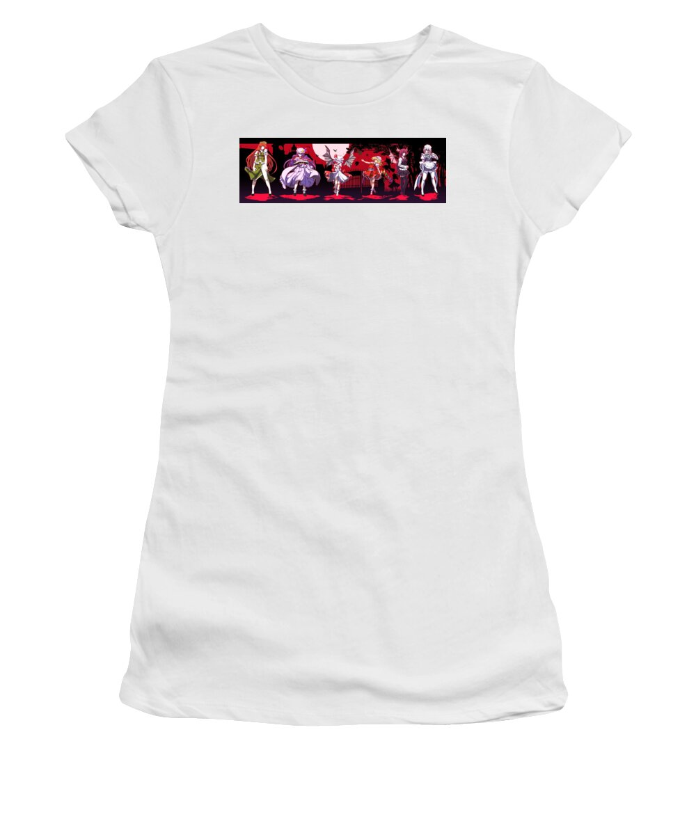 Touhou Women's T-Shirt featuring the digital art Touhou #65 by Super Lovely