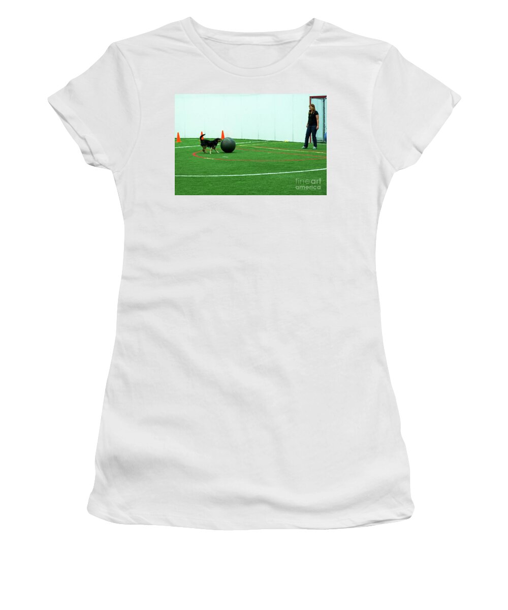  Women's T-Shirt featuring the photograph Donna and Molly #7 by Fred Stearns