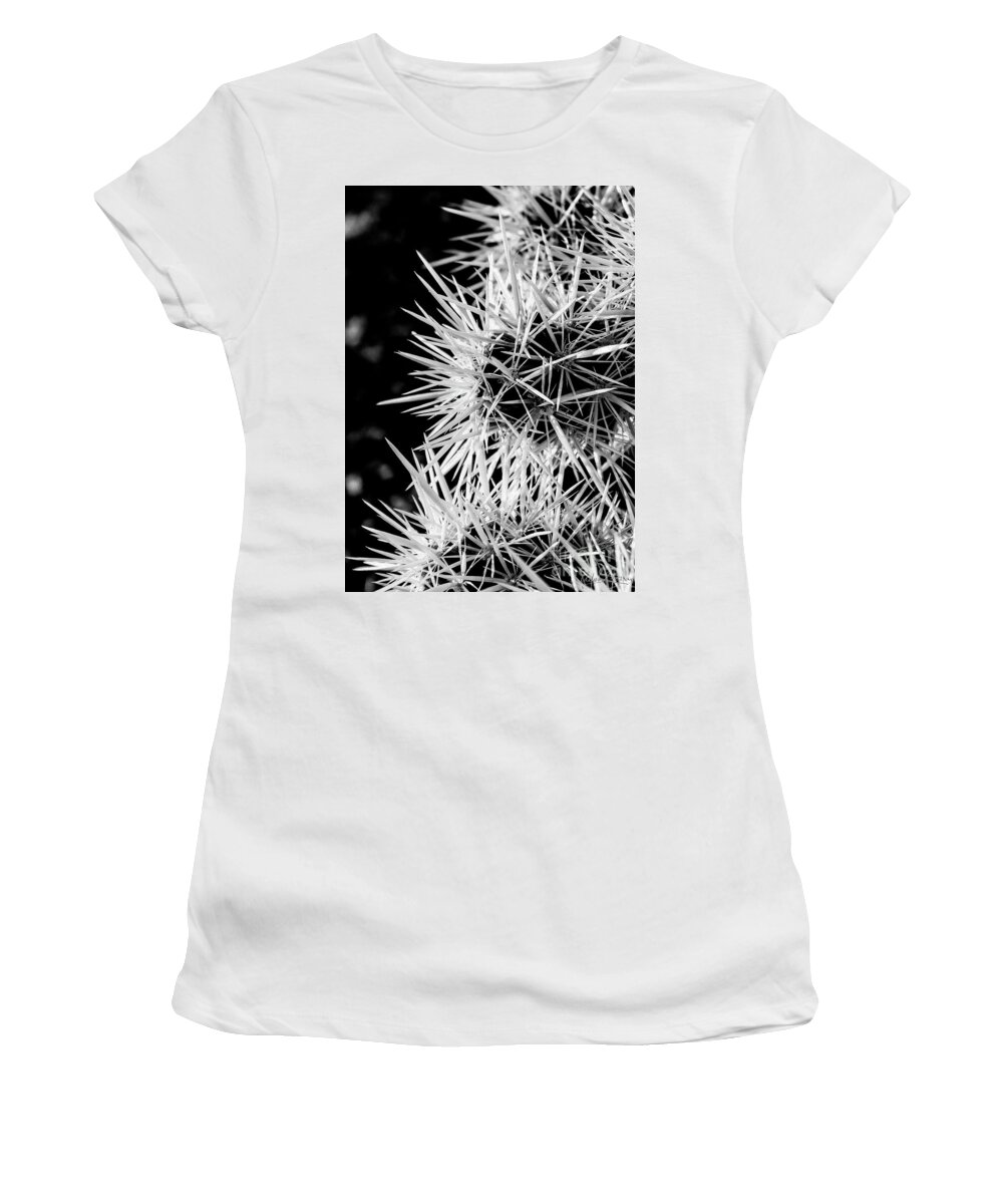 Cactus Women's T-Shirt featuring the photograph A Prickly Subject by Adam Morsa