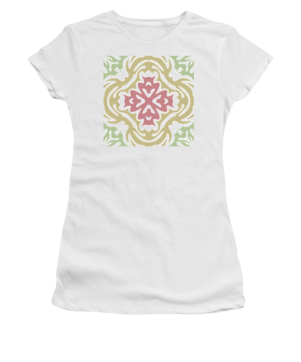 Abstract Women's T-Shirt featuring the digital art Abstract No 1 Holiday by Melissa A Benson