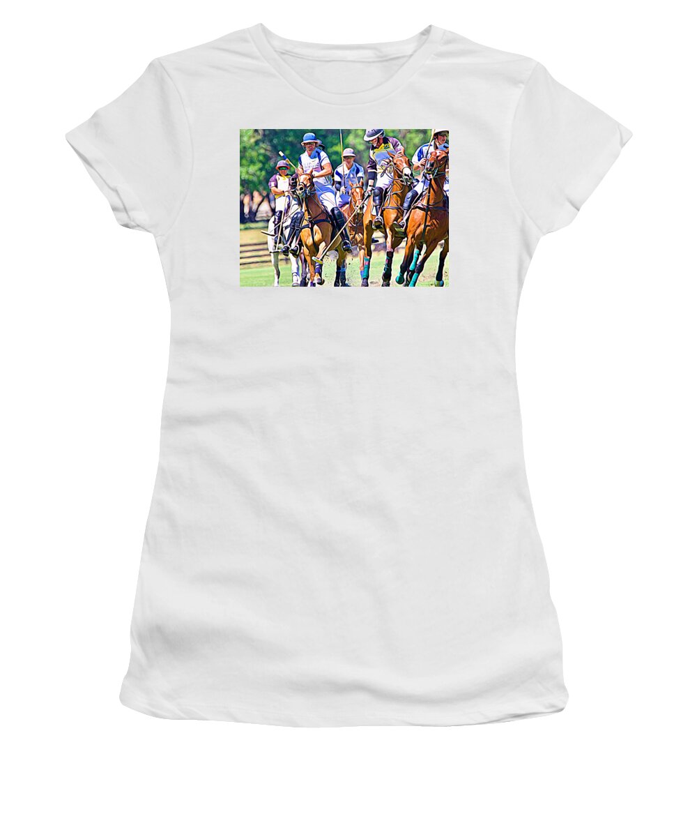 Alicegipsonphotographs Women's T-Shirt featuring the photograph Advance by Alice Gipson