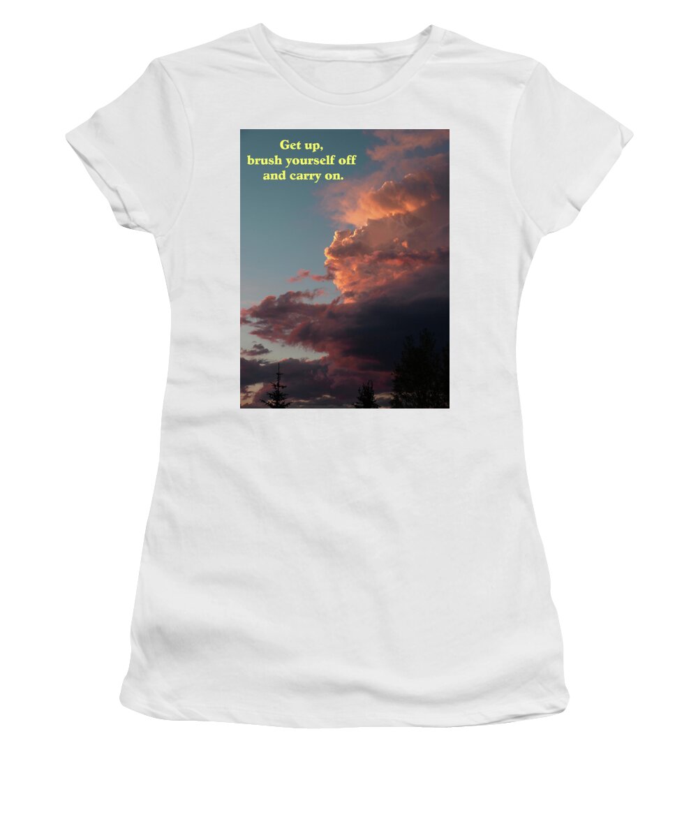 Nature Women's T-Shirt featuring the photograph After The Storm Carry On by DeeLon Merritt