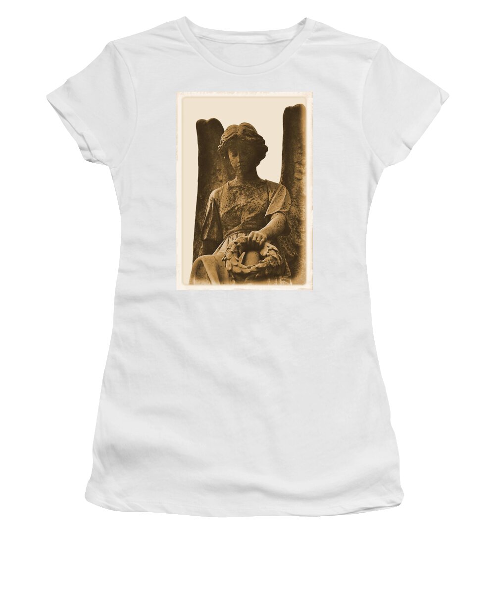 Angel Women's T-Shirt featuring the photograph Angel of Victory by Nadalyn Larsen