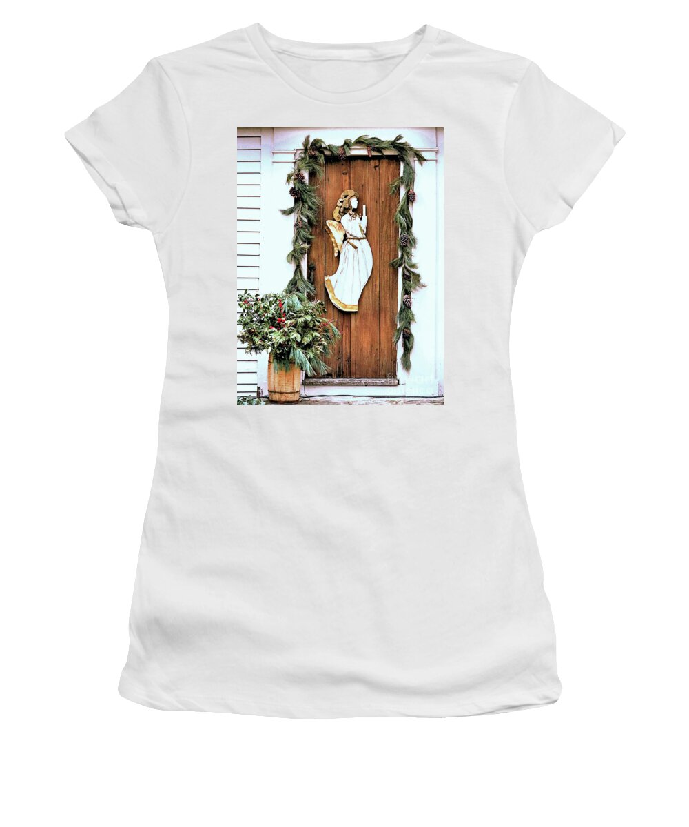 Angel Women's T-Shirt featuring the photograph Angelic by Janice Drew