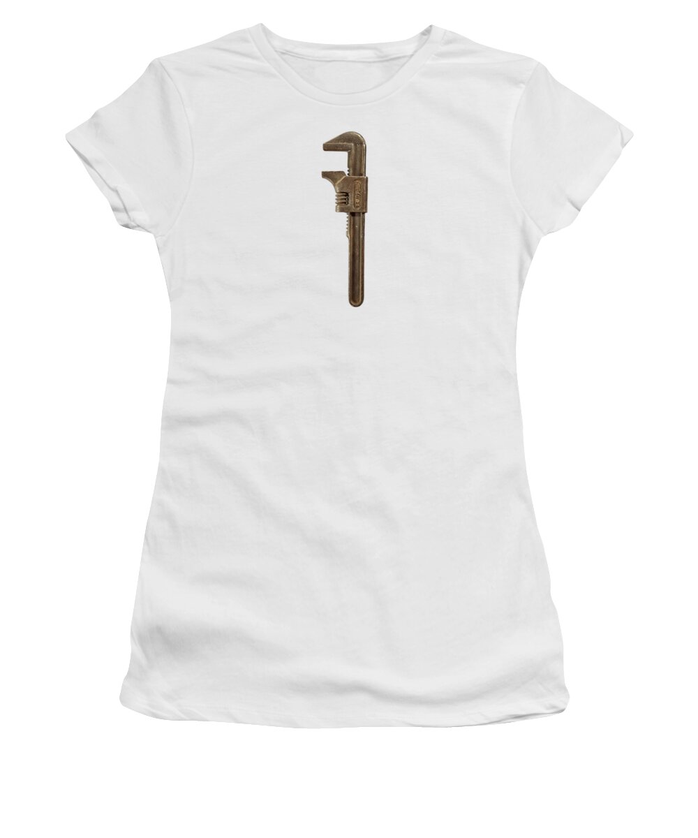 Ford Women's T-Shirt featuring the photograph Antique Ford Adjustable Wrench by YoPedro