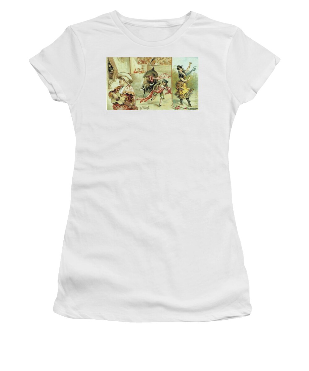  Women's T-Shirt featuring the painting Arbuckle Brothers Coffee by Reynold Jay