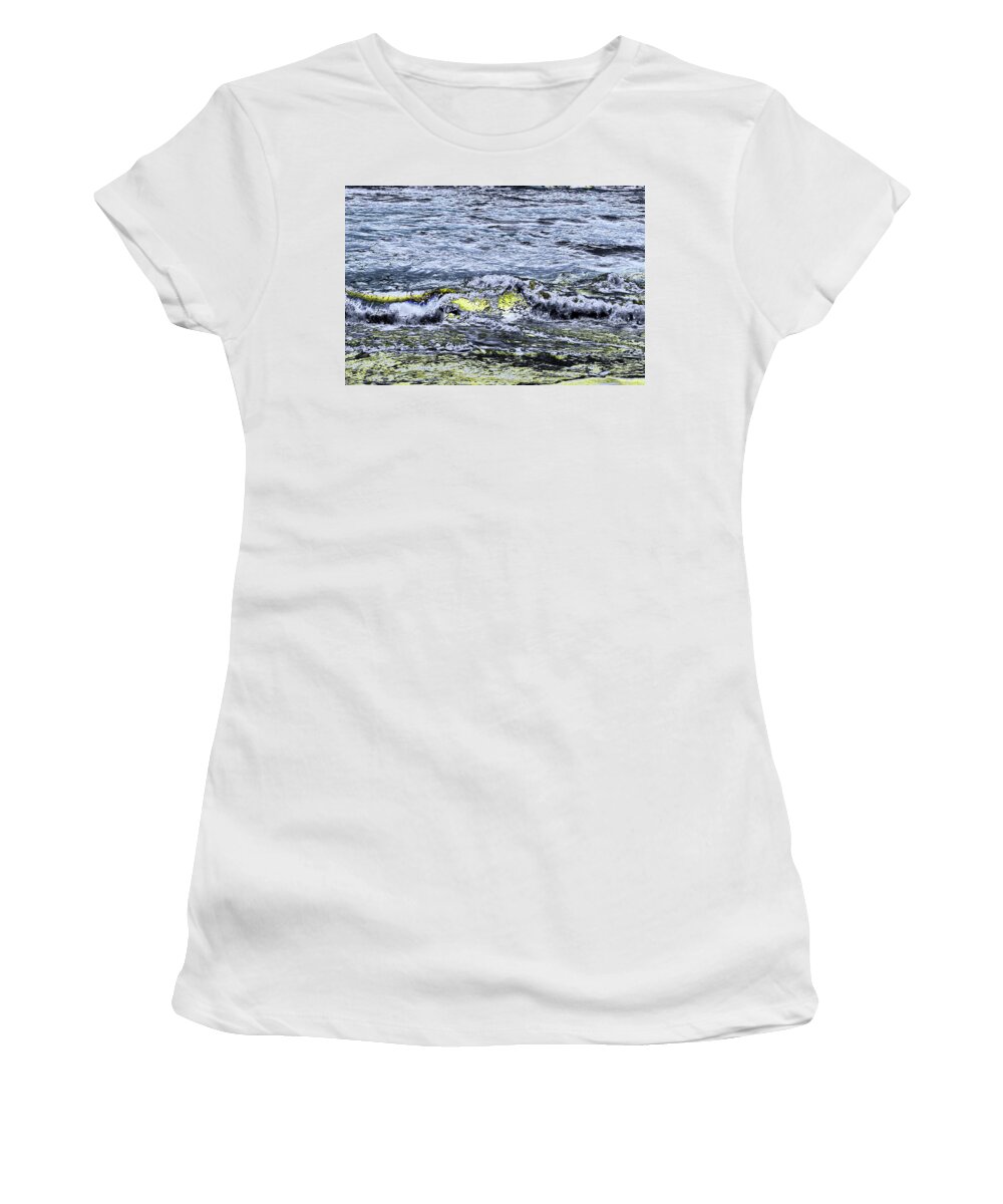 Art Prints Women's T-Shirt featuring the photograph Art Print Water 15 by Harry Gruenert