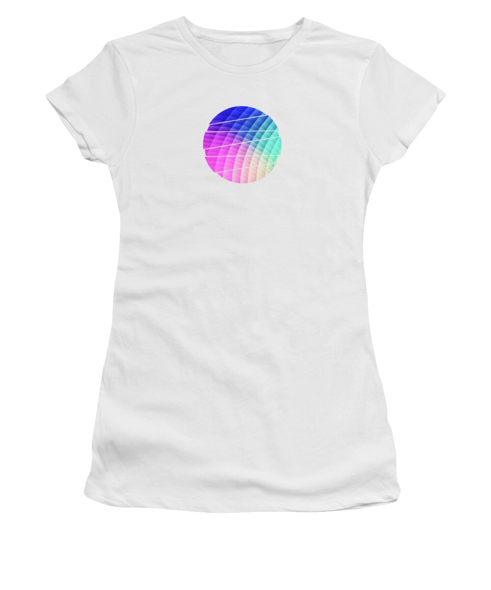 Ltbg Women's T-Shirt featuring the digital art Abstract Colorful Art Pattern LTBG Low poly Texture aka Spectrum Bomb Photoshop Colorpicker by Philipp Rietz