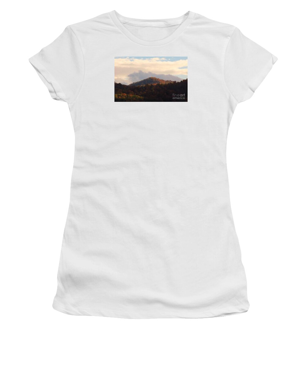 Landscape Women's T-Shirt featuring the photograph Autumn Painting by Anita Adams
