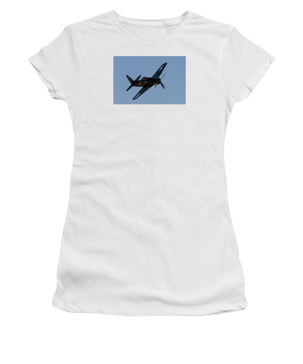 F-8f Women's T-Shirt featuring the photograph Bearcat by John Daly