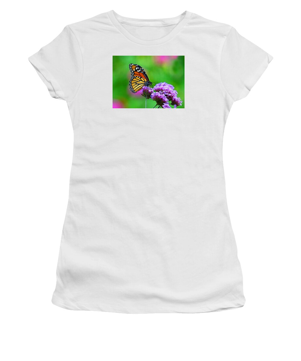 Monarch Women's T-Shirt featuring the photograph Beautiful Monarch by Rodney Campbell