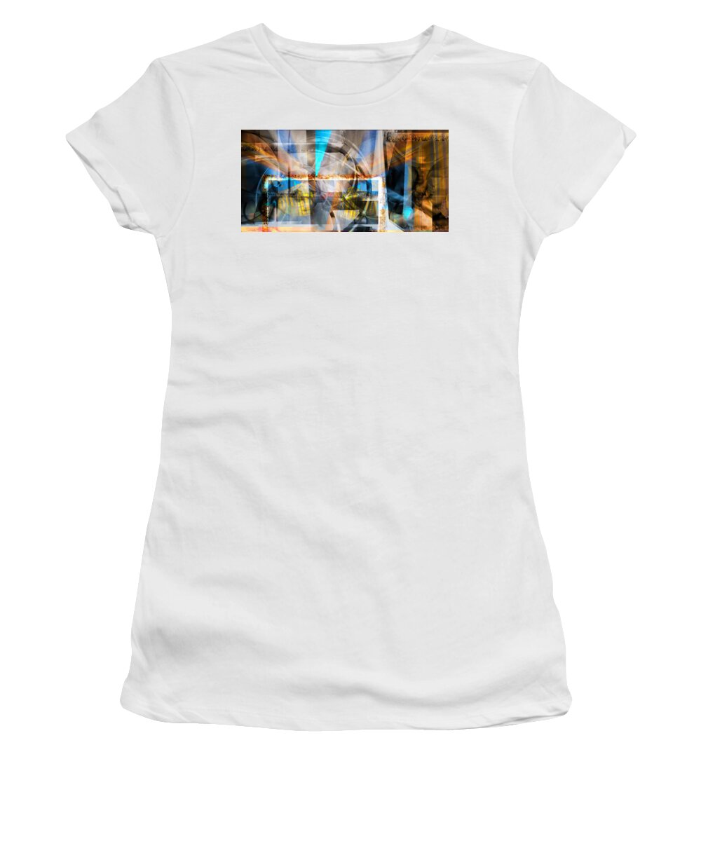 Abstract Women's T-Shirt featuring the digital art Behind A Dream by Art Di