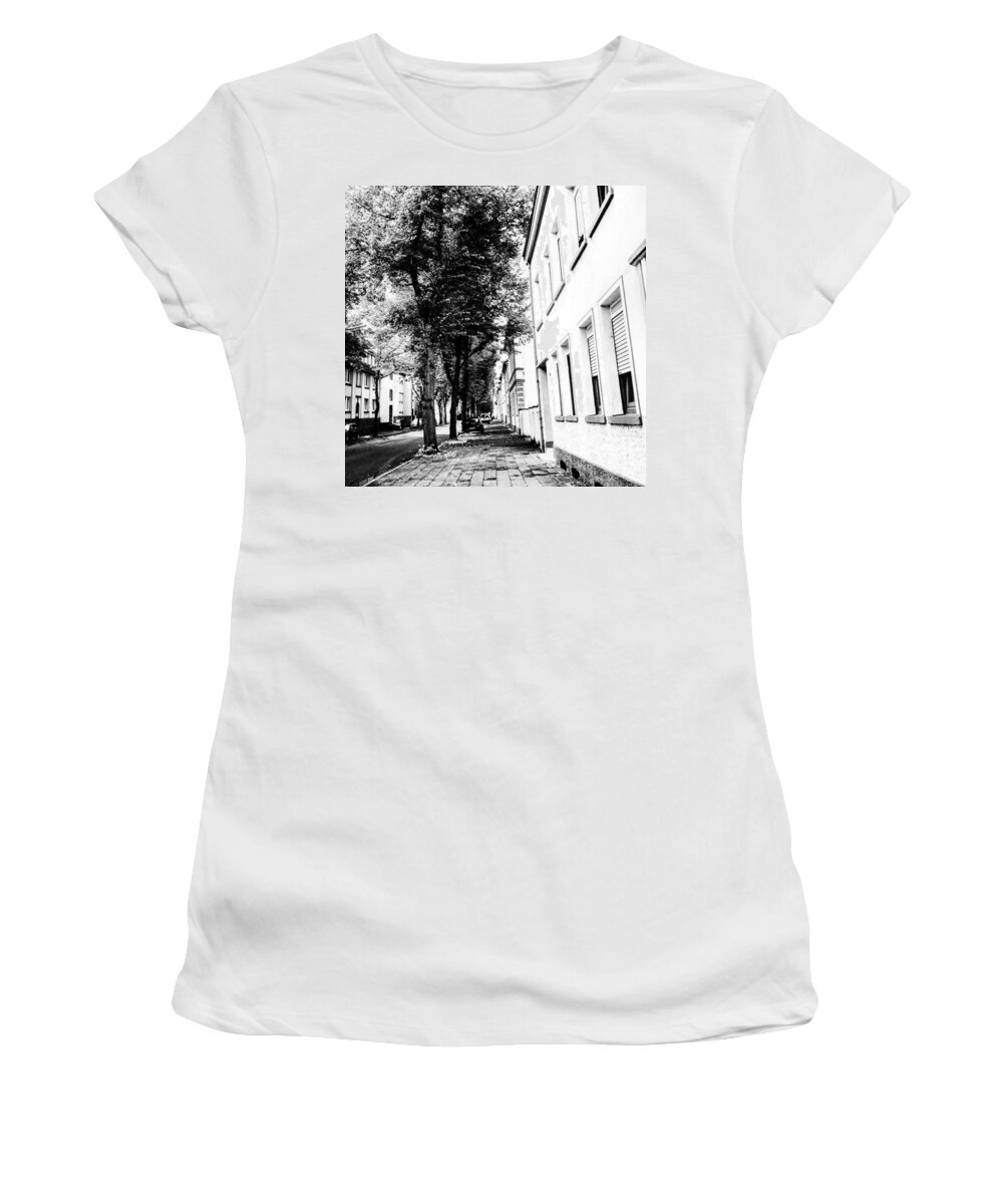 Blacknwhite Women's T-Shirt featuring the photograph #blacknwhite by Gypsy Heart