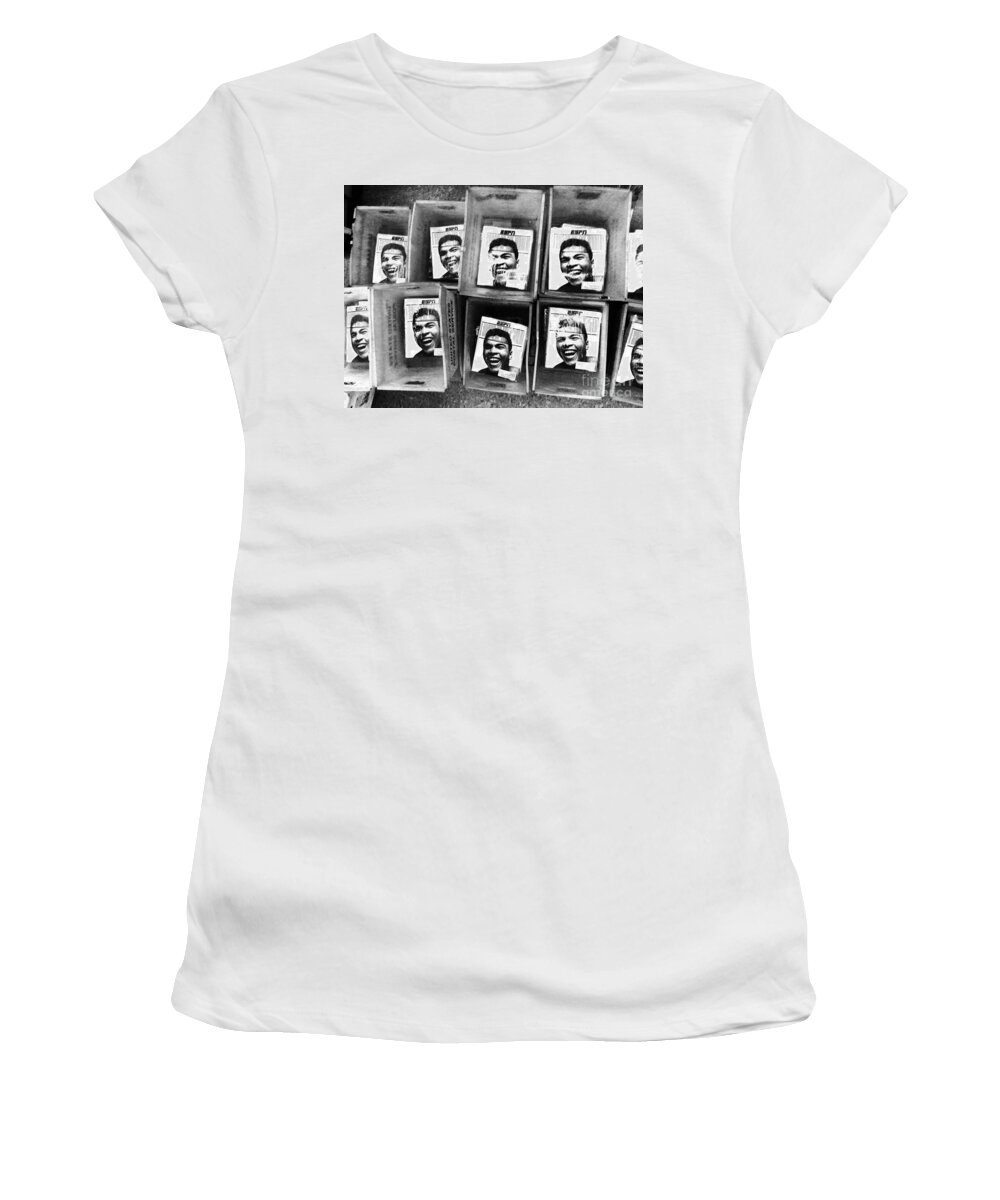 Boxer Women's T-Shirt featuring the photograph Boxers Boxes by WaLdEmAr BoRrErO