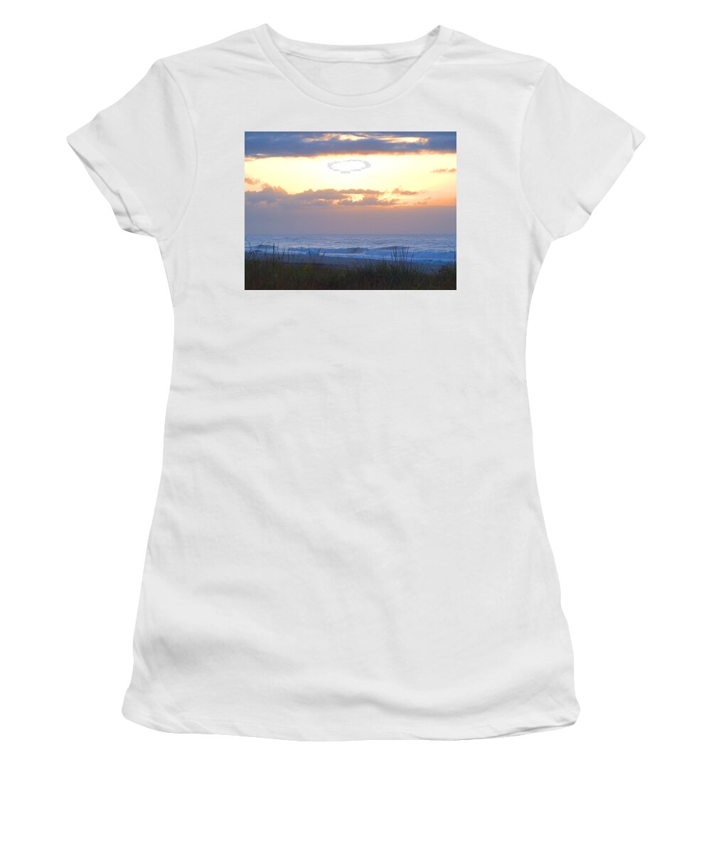 Clouds Women's T-Shirt featuring the photograph Breakthrough by Newwwman