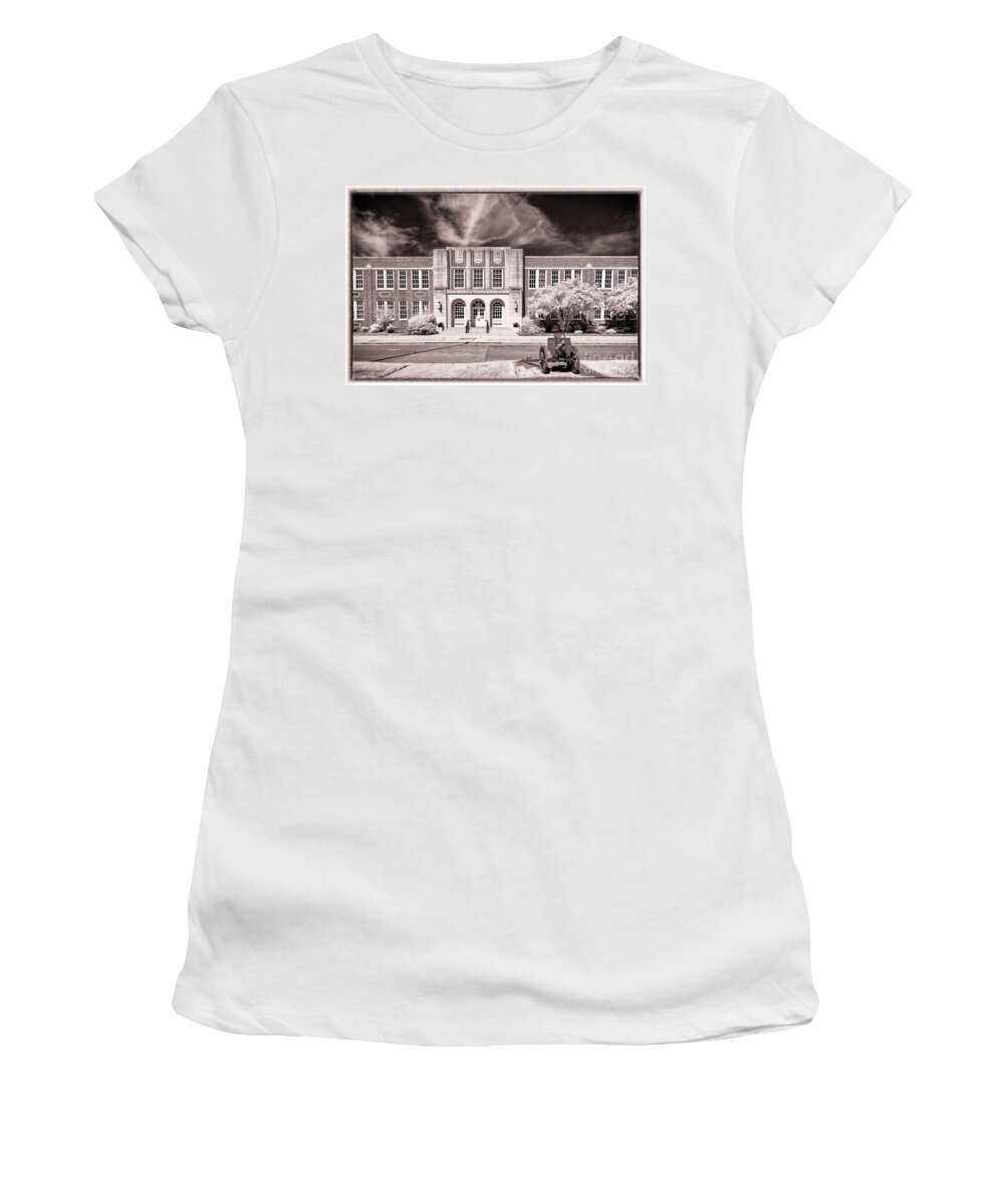 Bchs Women's T-Shirt featuring the photograph Brookland - Cayce H S by Charles Hite