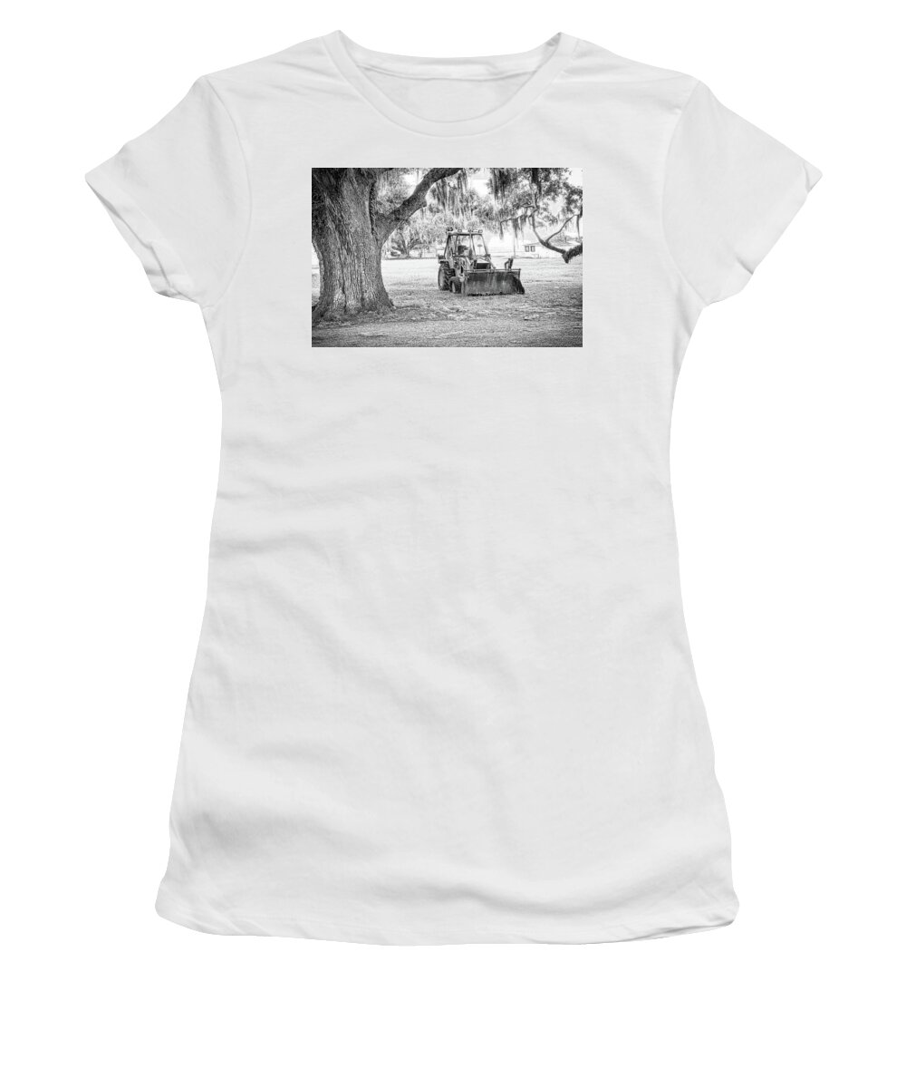 Landscape Women's T-Shirt featuring the photograph Bulldozer by Scott Hansen