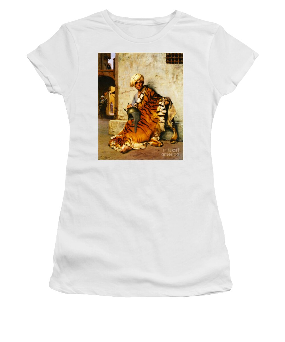Cairo Pelt Merchant 1869 Women's T-Shirt featuring the photograph Cairo Pelt Merchant 1869 by Padre Art