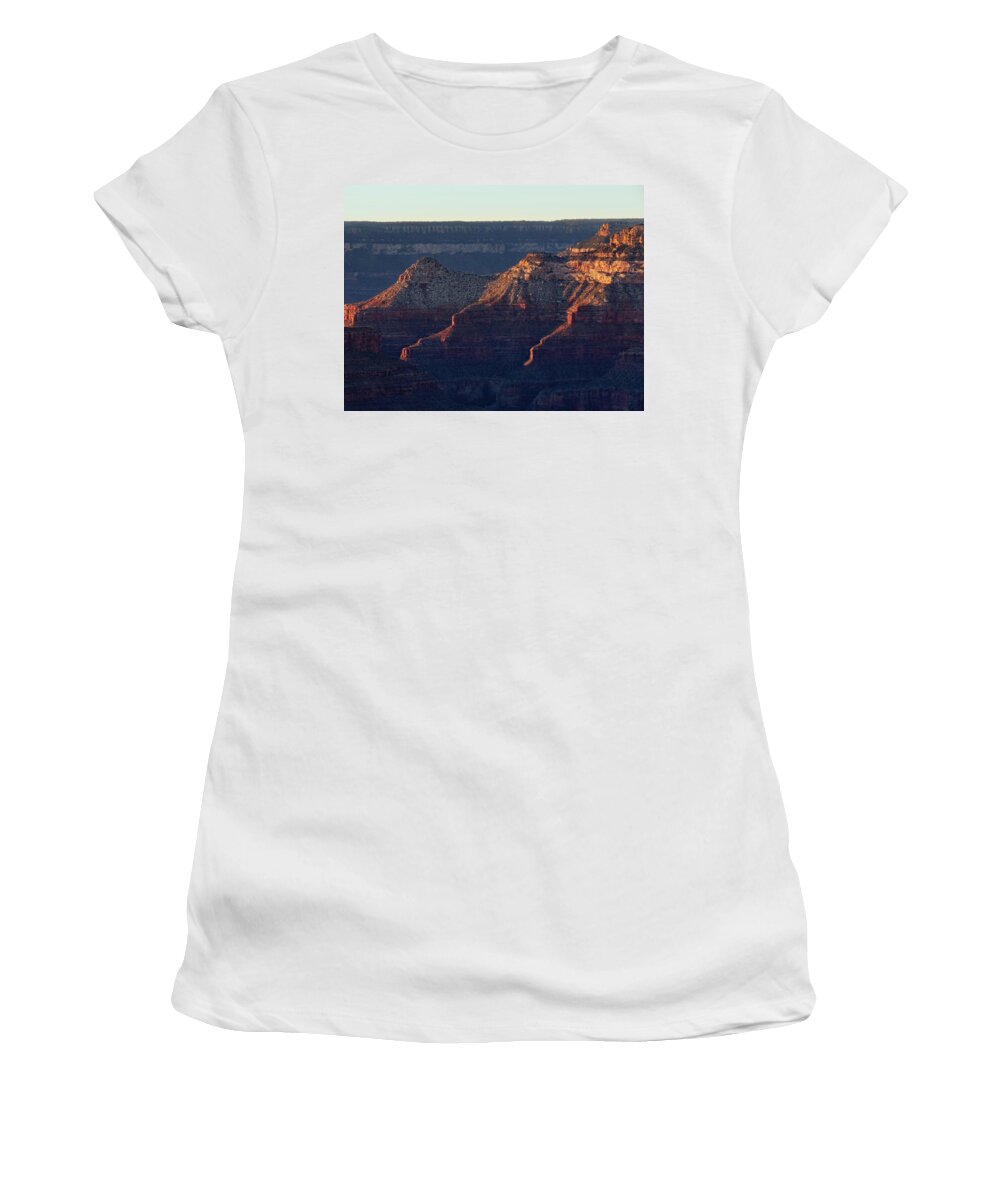 Canyon Women's T-Shirt featuring the photograph Canyon Layers by Laurel Powell
