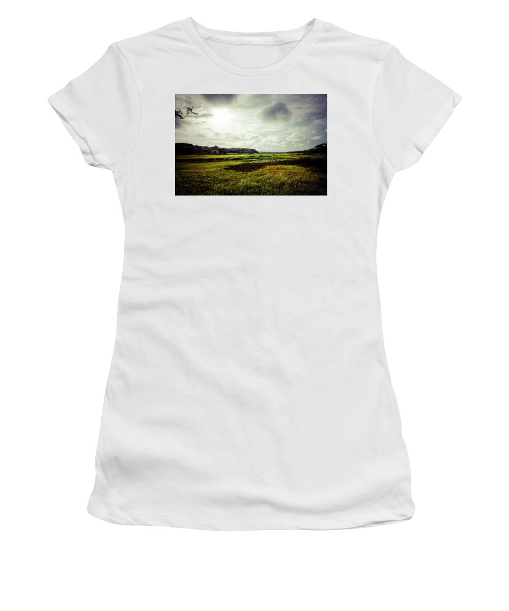 Glorious Women's T-Shirt featuring the photograph Cape Cod Marsh 1 by Frank Winters