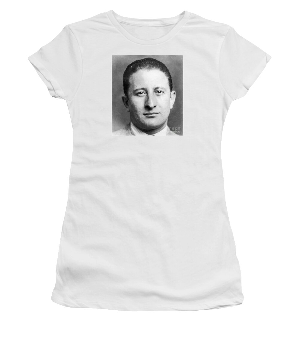 Carlo Gambino Women's T-Shirt featuring the photograph Carlo Gambino by Vintage Collectables