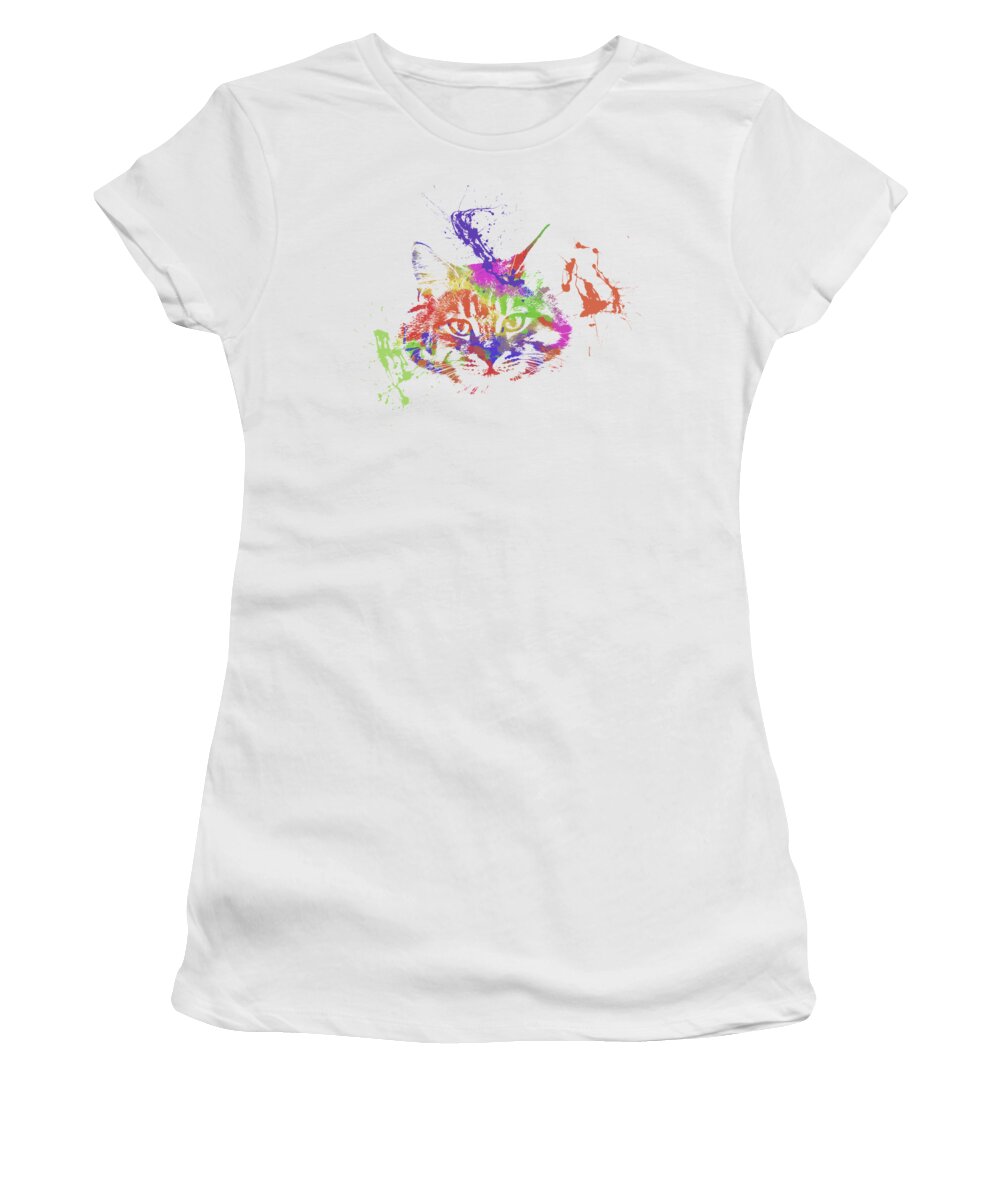 Art Women's T-Shirt featuring the photograph Cat by Chris Smith