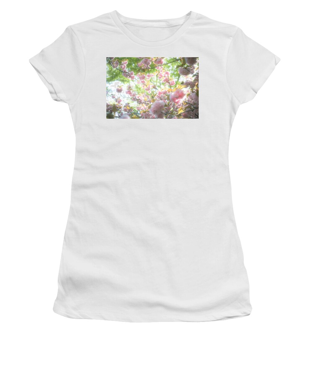 Cherryblossoms Women's T-Shirt featuring the photograph Cherry blossoms#1 by Yasuhiro Fukui