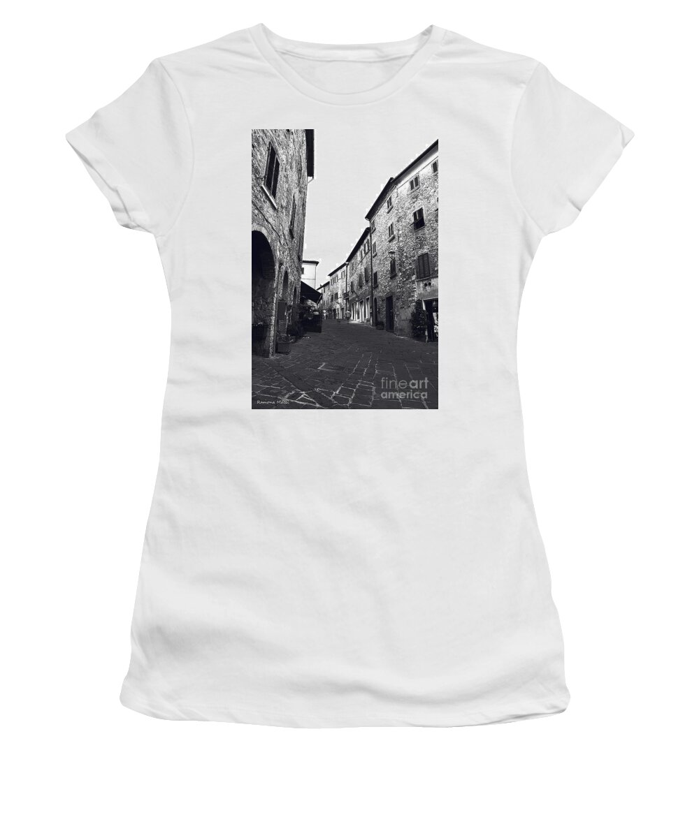 Tuscany Women's T-Shirt featuring the photograph Chilling out in Tuscany by Ramona Matei
