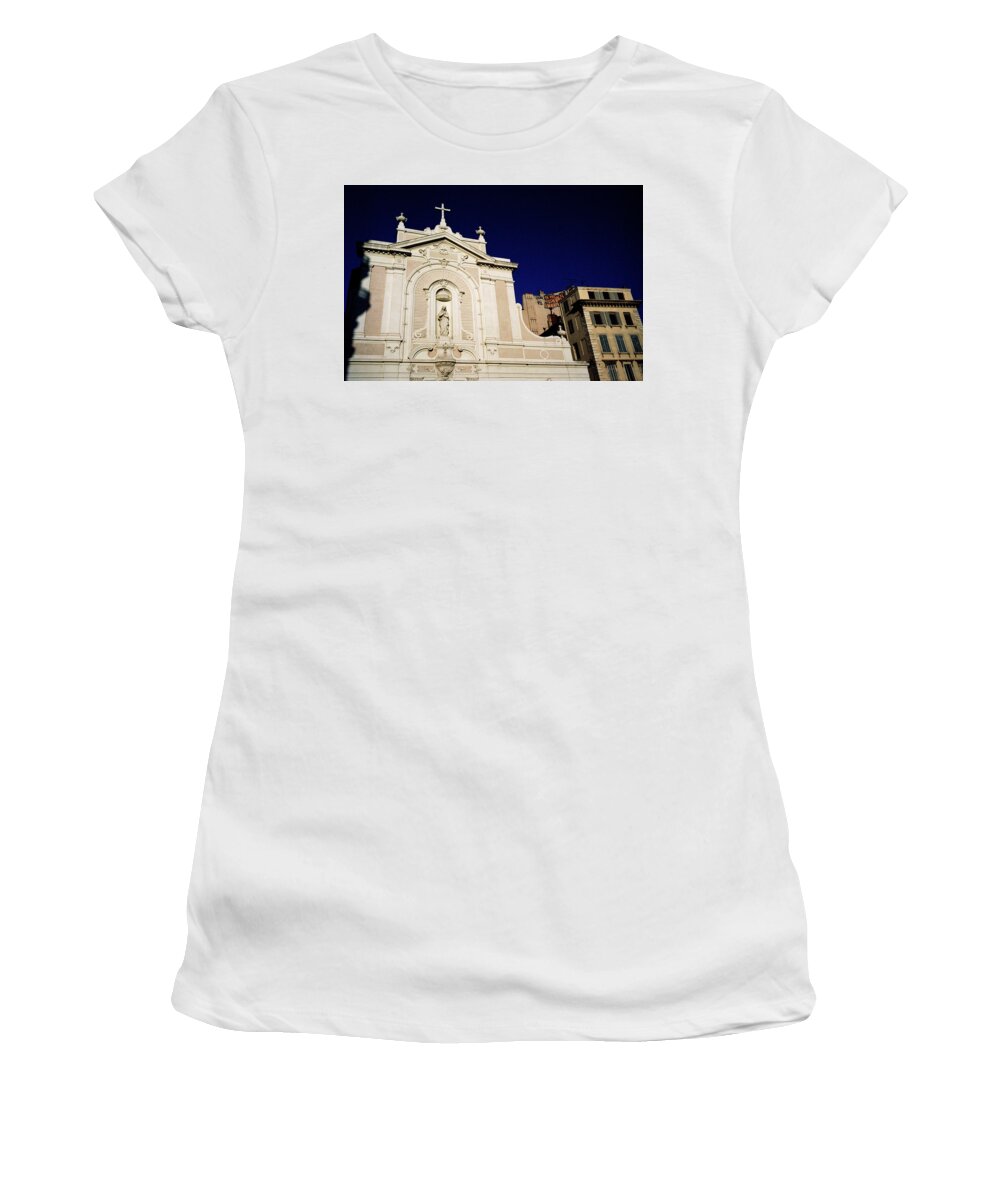 Marseille Women's T-Shirt featuring the photograph Christian Marseille by Shaun Higson