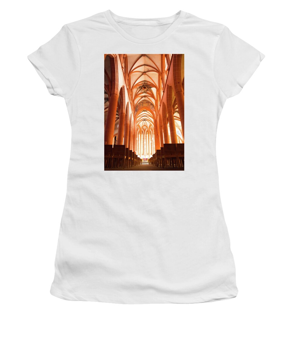 Architecture Women's T-Shirt featuring the photograph Church of the Holy Spirit by Steven Myers