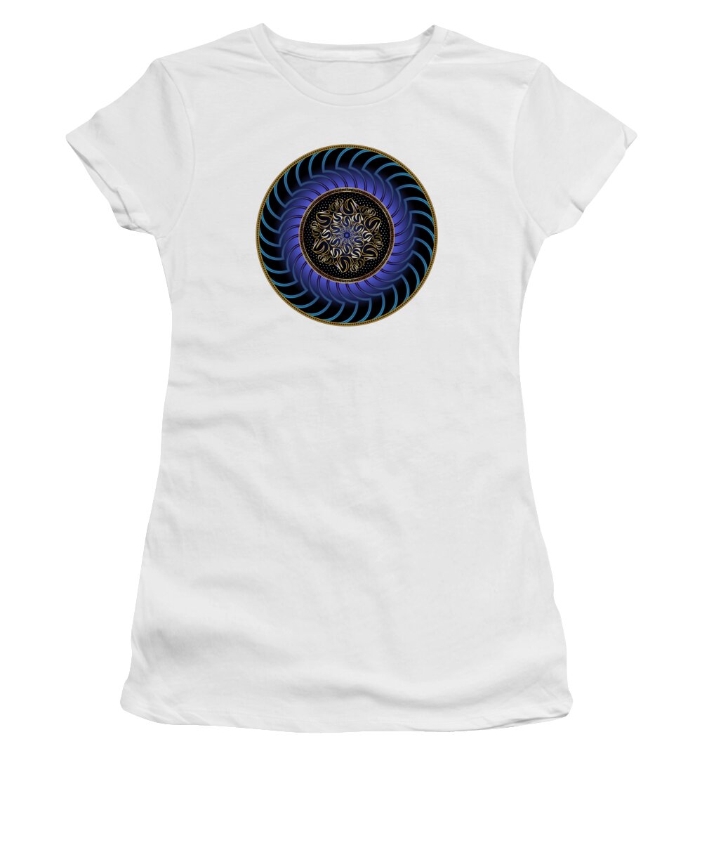 Mandala Women's T-Shirt featuring the digital art Circularium No. 2723 by Alan Bennington