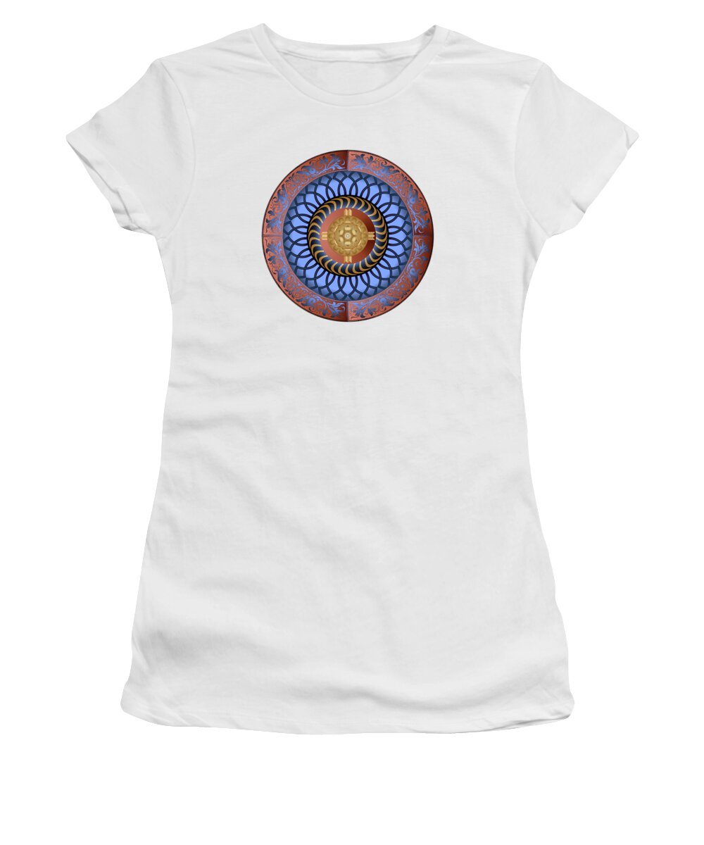 Mandala Women's T-Shirt featuring the digital art Circularium No. 2731 by Alan Bennington
