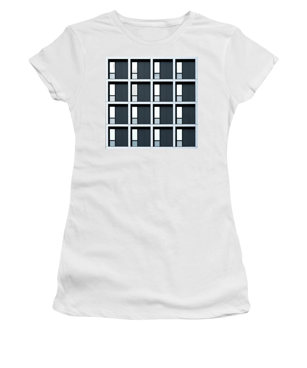 Urban Women's T-Shirt featuring the photograph Square - City Grid 7 by Stuart Allen