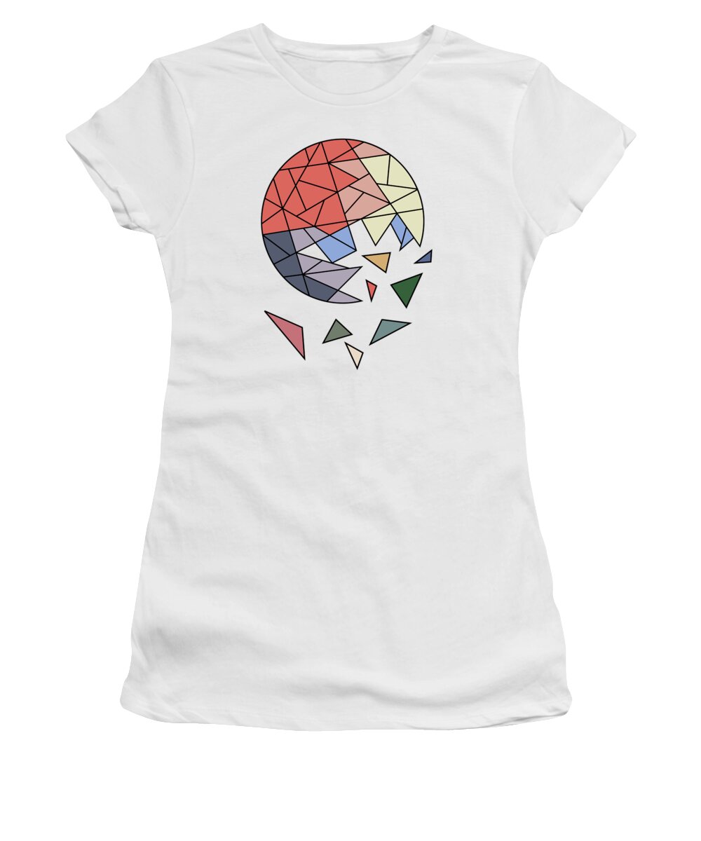 Abstract Women's T-Shirt featuring the digital art Constant Evolution by Absentis Designs