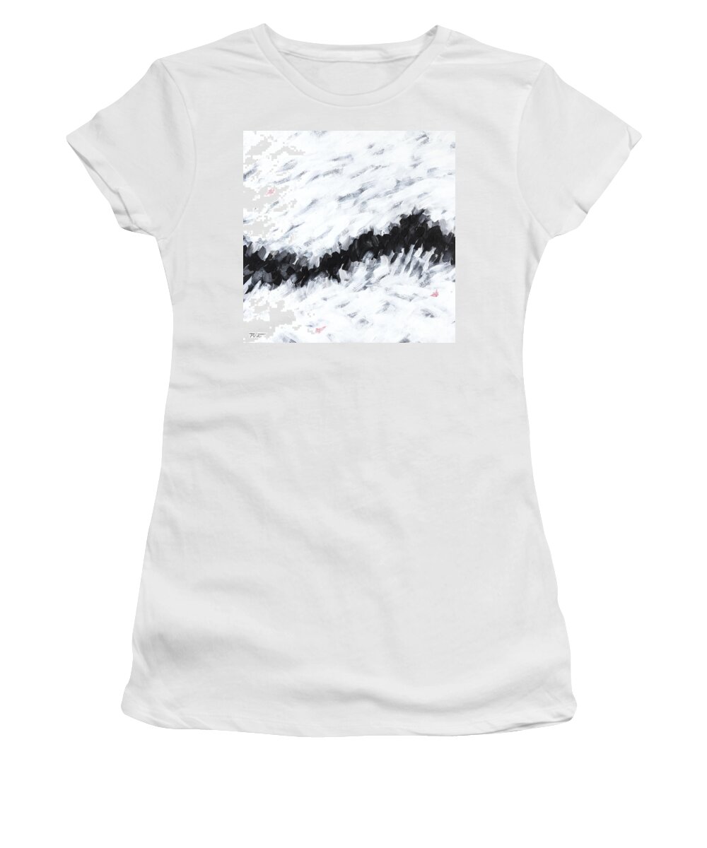 Landscape Women's T-Shirt featuring the painting Contemporary Landscape 1of2 by Gordon Punt