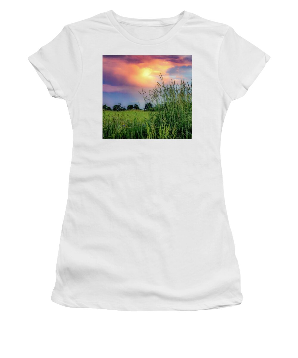  Women's T-Shirt featuring the photograph Country Colors by Kendall McKernon