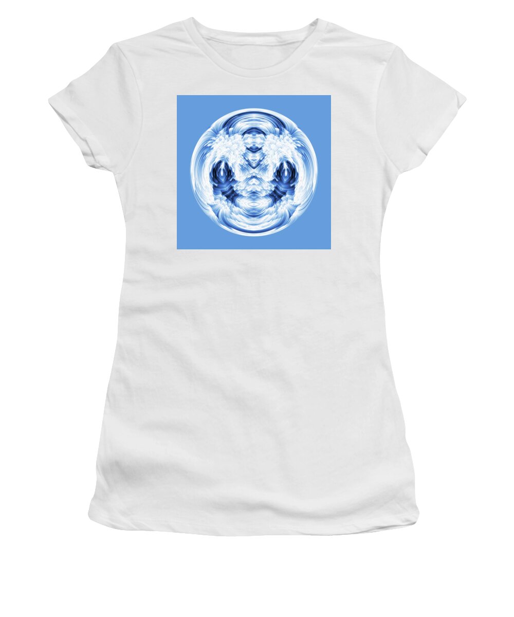 K. Bradley Washburn Women's T-Shirt featuring the digital art Crystals Ball by K Bradley Washburn