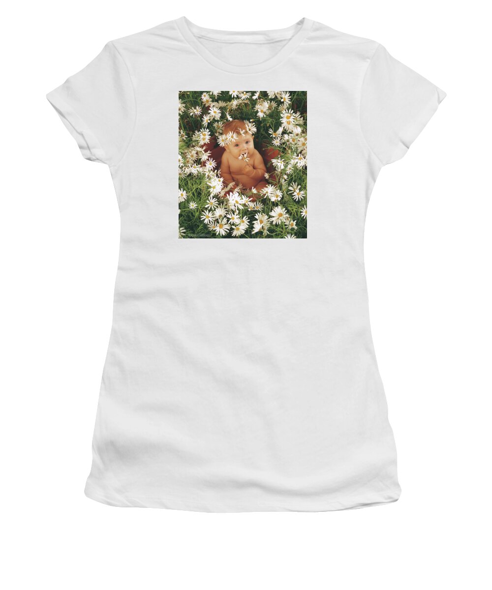 Daisies Women's T-Shirt featuring the photograph Daisies by Anne Geddes