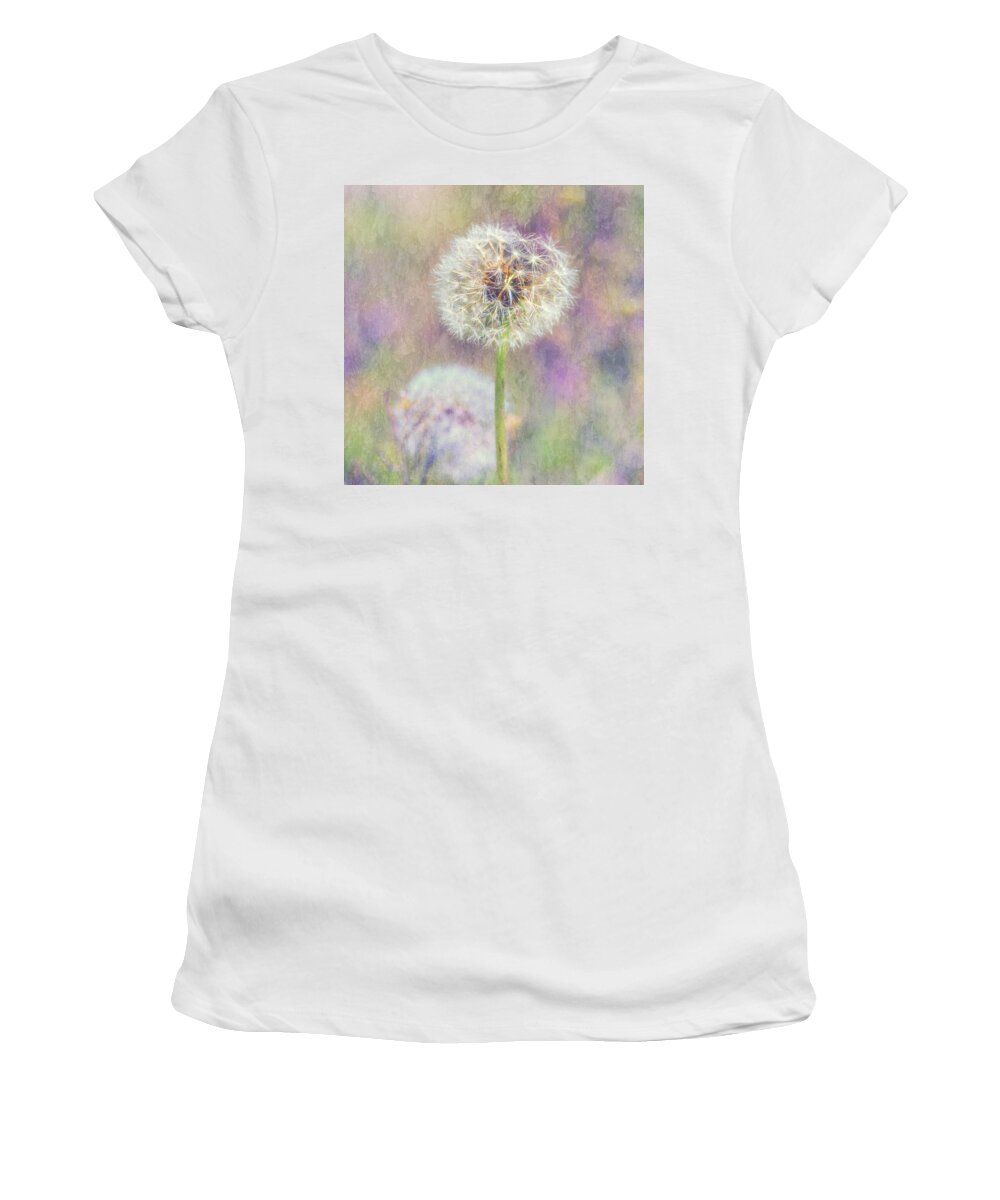 Pastel Women's T-Shirt featuring the photograph Dandy Pastel Puff by Bill and Linda Tiepelman