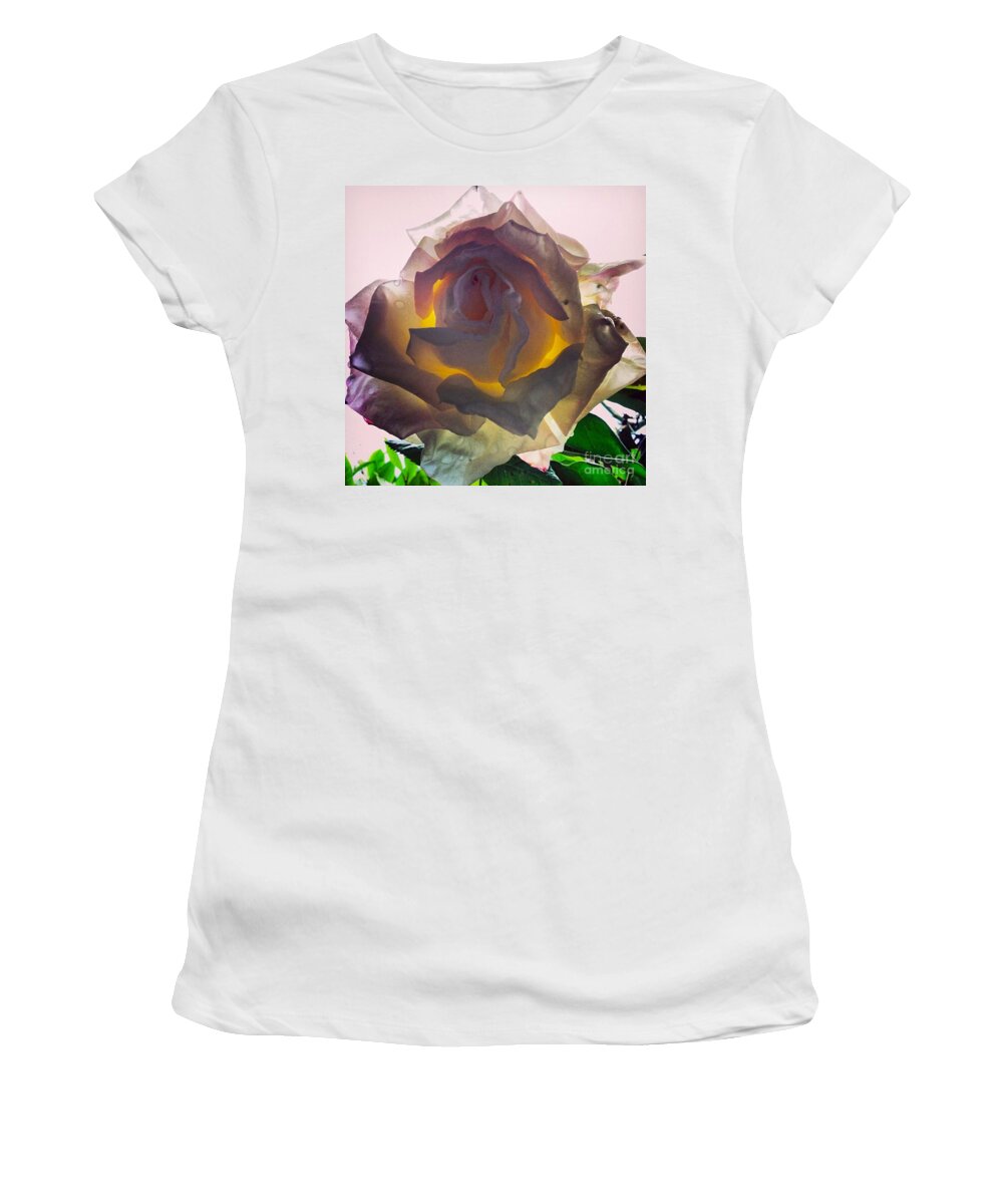 Rose Women's T-Shirt featuring the photograph Daybreak by Denise Railey