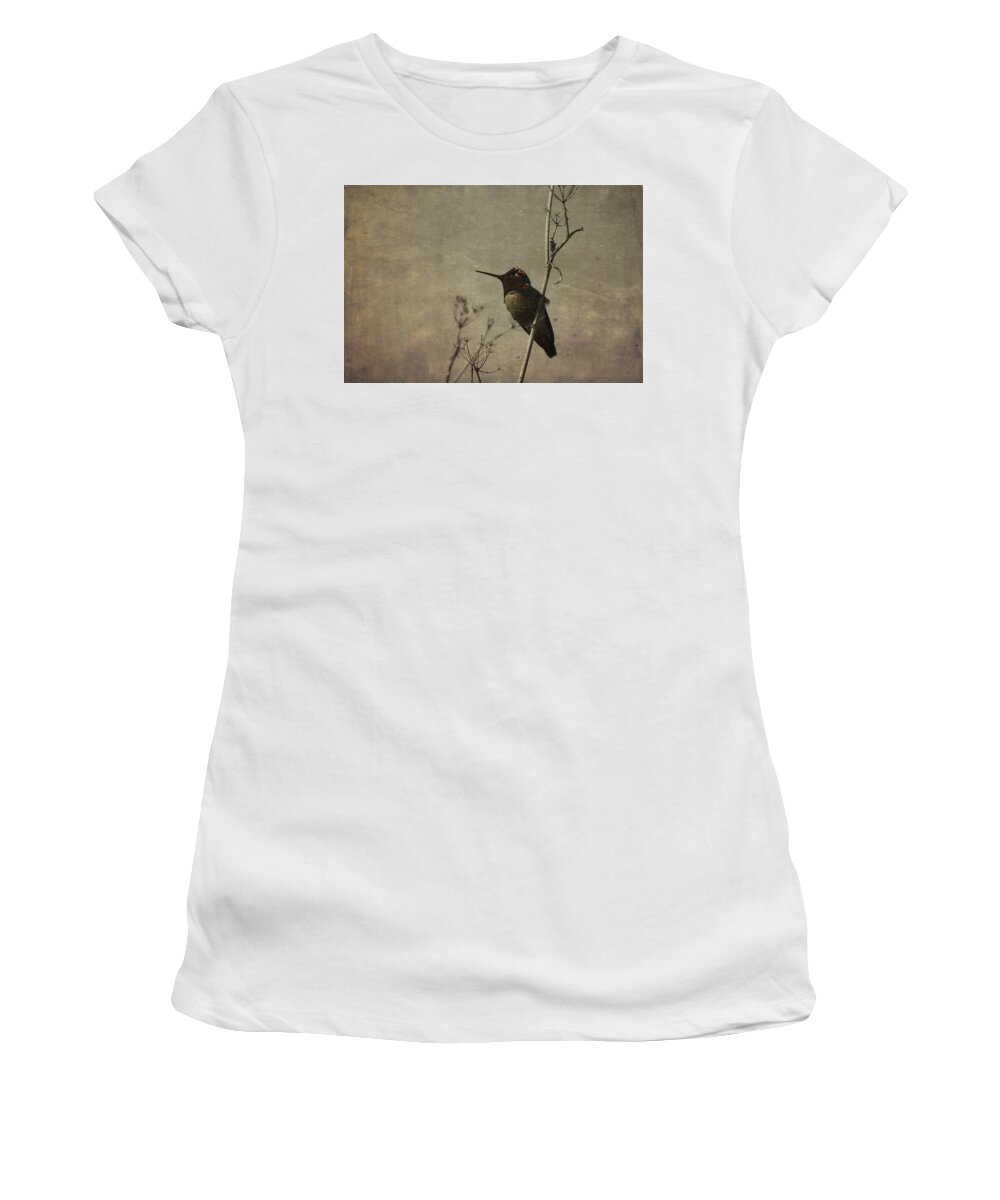 Hummingbird Women's T-Shirt featuring the photograph Delicate Magic by Spencer Hughes