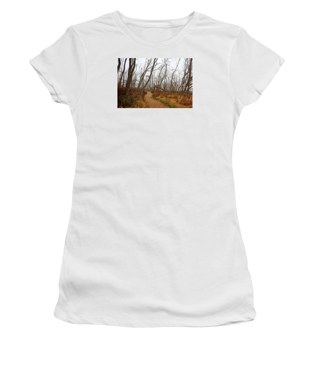 Illinois Women's T-Shirt featuring the photograph Destruction in Color by Joni Eskridge