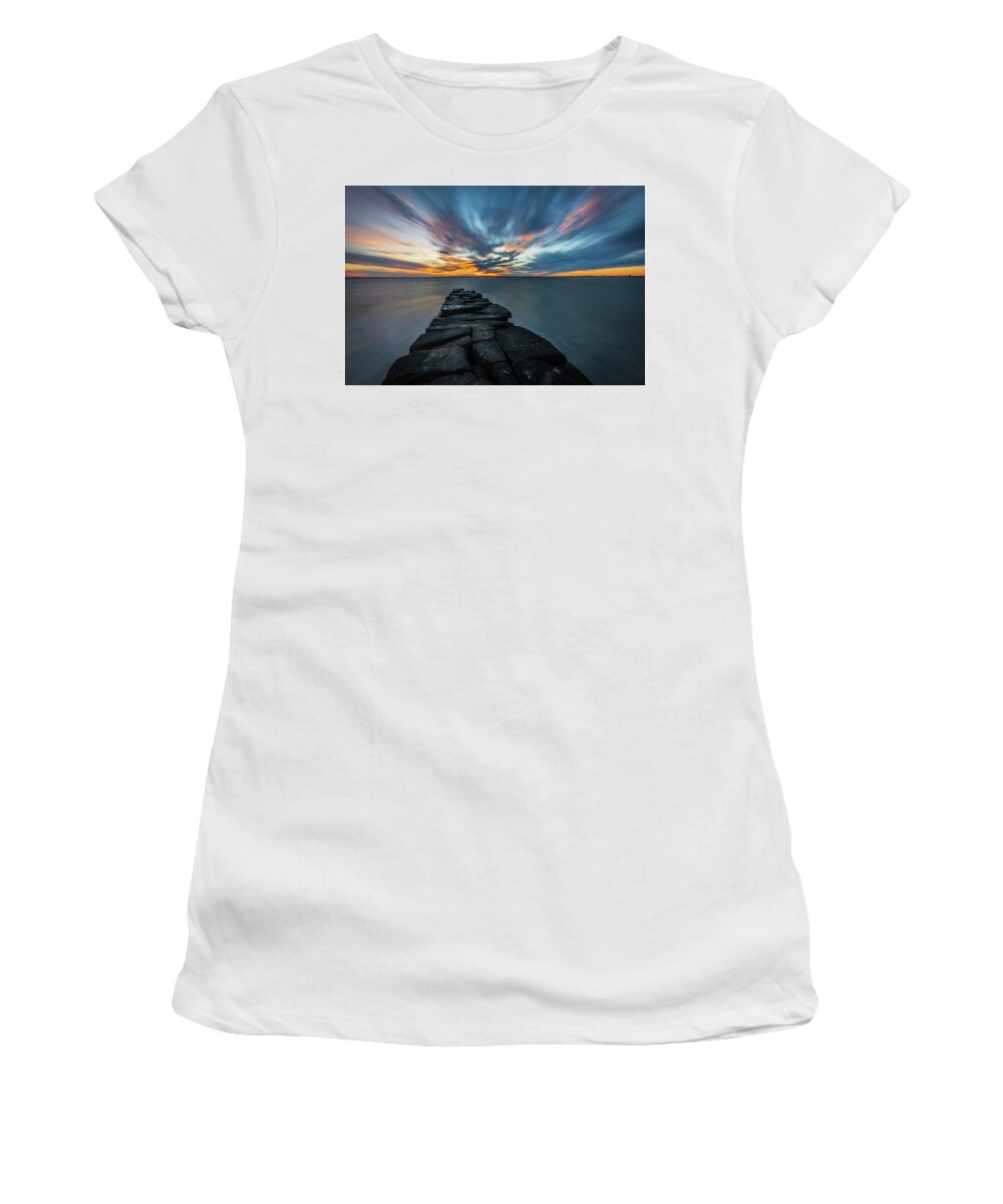 Sullivan's Island Women's T-Shirt featuring the photograph Direction - Sullivan's Island SC by Donnie Whitaker