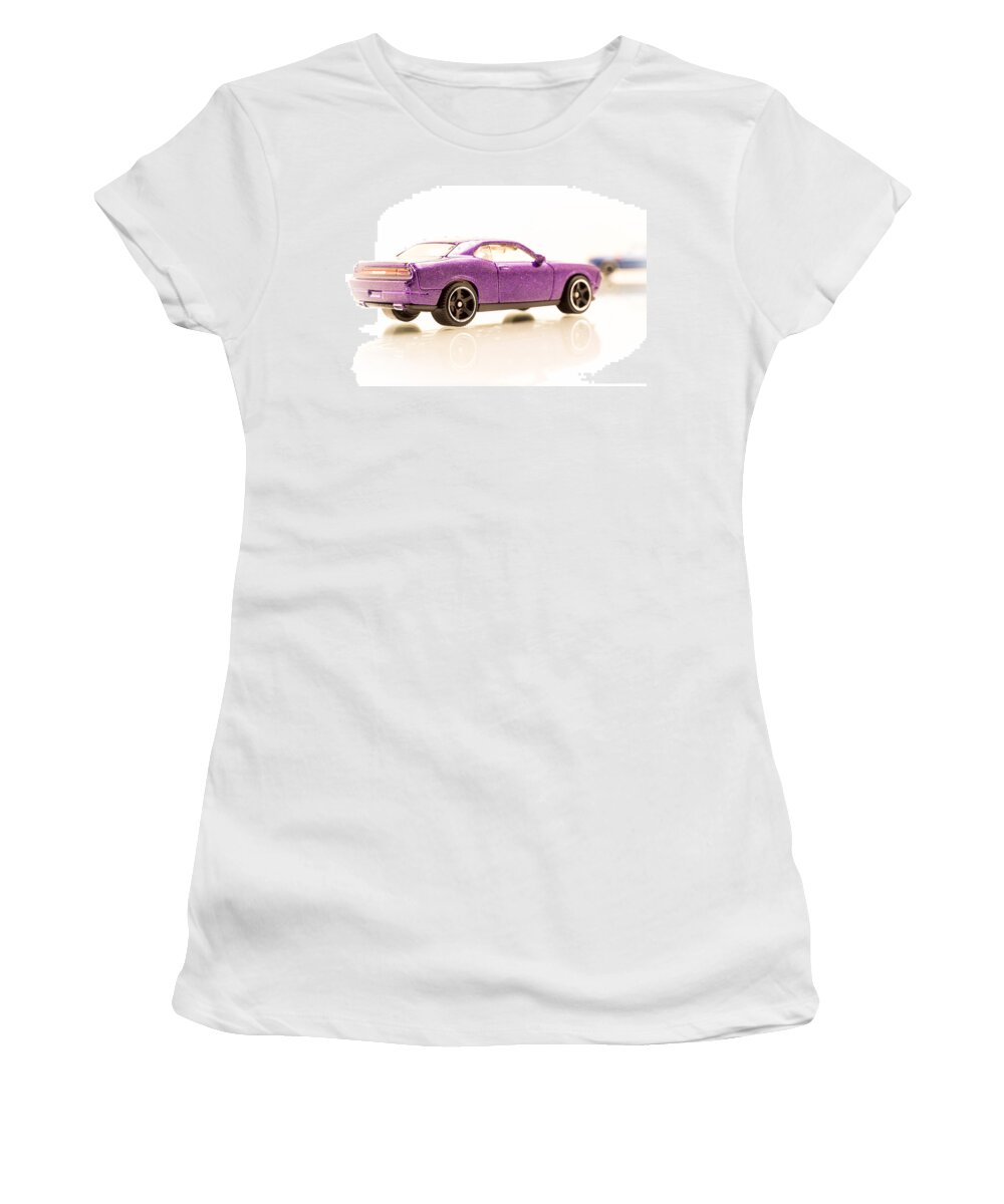 Dodge Challenger Women's T-Shirt featuring the photograph Dodge Challenger by Wade Brooks