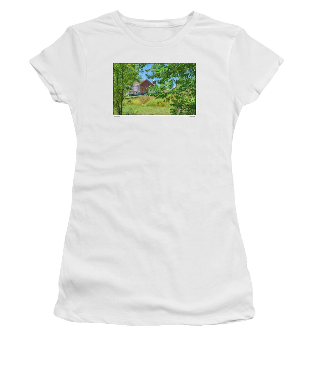 Barn Women's T-Shirt featuring the photograph Donkey Barn by R Thomas Berner