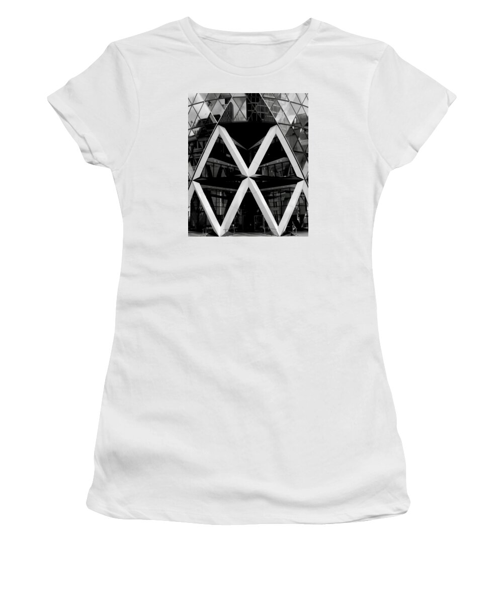 Architecture Women's T-Shirt featuring the photograph Double rhombus by Emme Pons