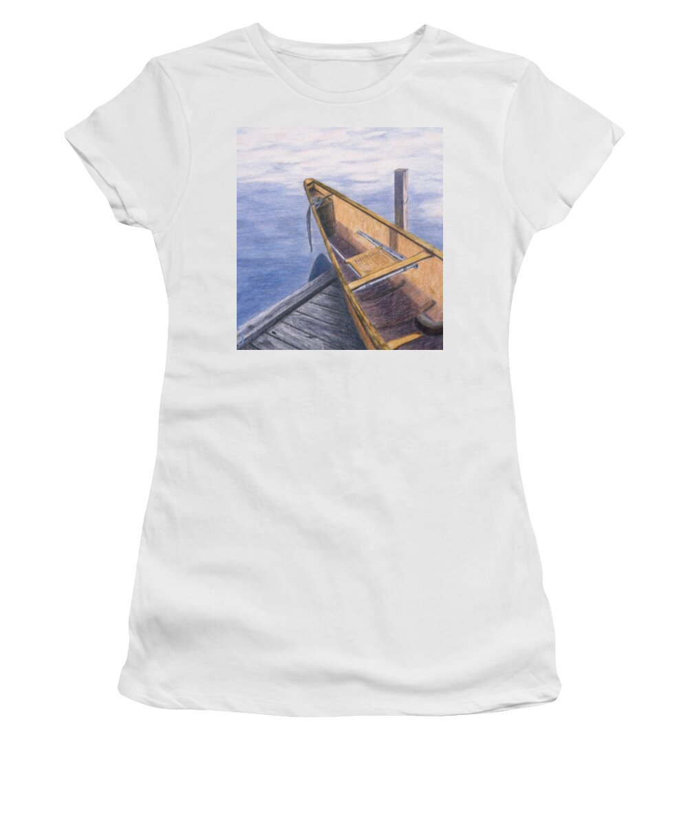 Water Women's T-Shirt featuring the painting Dream Machine by Susan Sarabasha