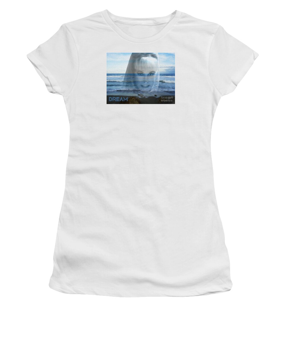 Barbara Eden Women's T-Shirt featuring the photograph Dream by Megan Dirsa-DuBois