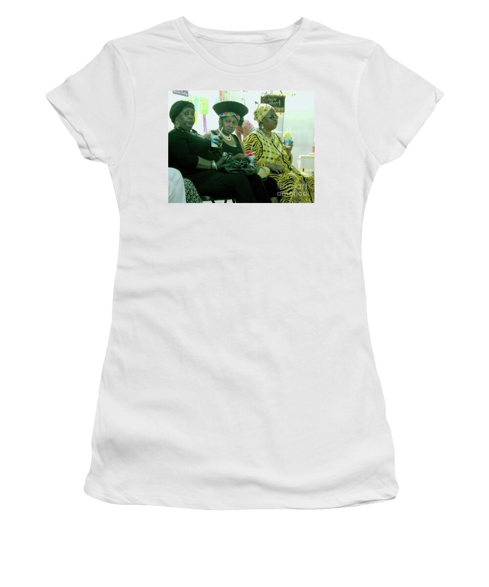 High Stylin' Black Women Women's T-Shirt featuring the photograph Dressed To The Nines by Rosanne Licciardi
